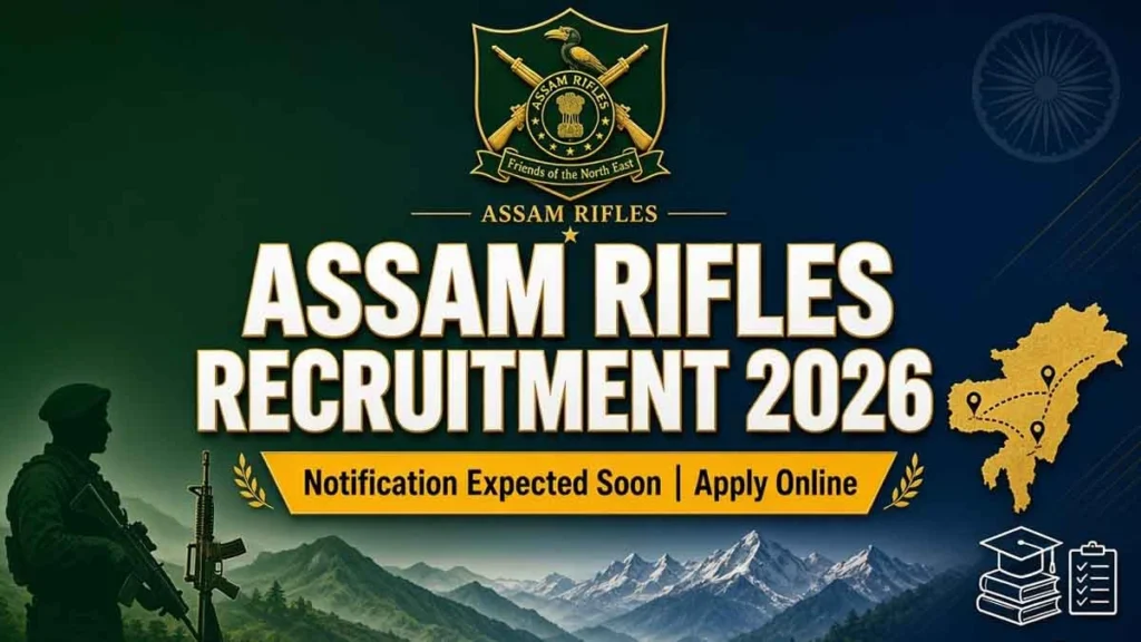 Assam Rifles Recruitment 2026: Apply Online for 354 Technical & Tradesman Rally Posts
