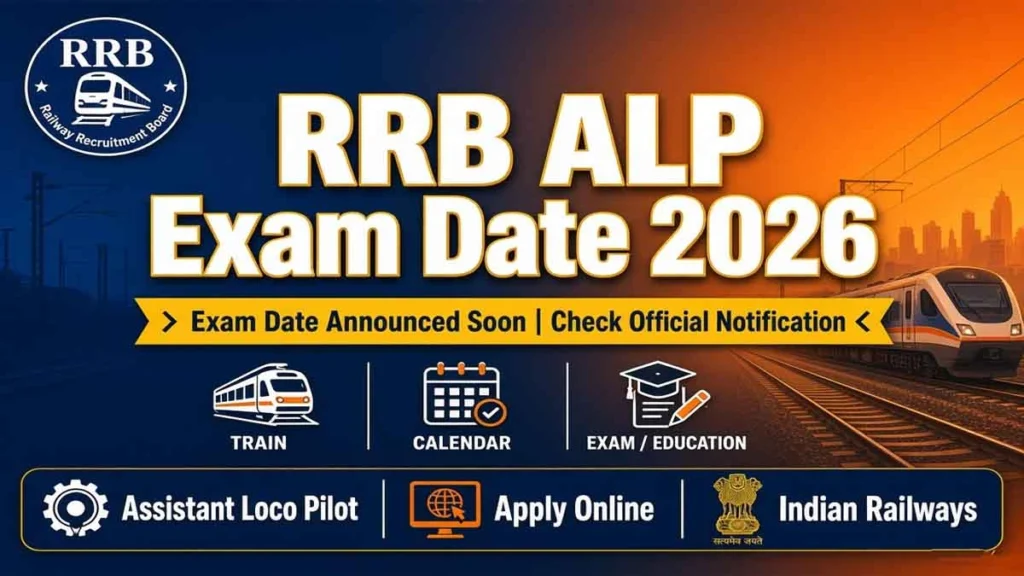 RRB ALP Exam Date 2026: Check CBT Exam Schedule, Admit Card & Latest Updates